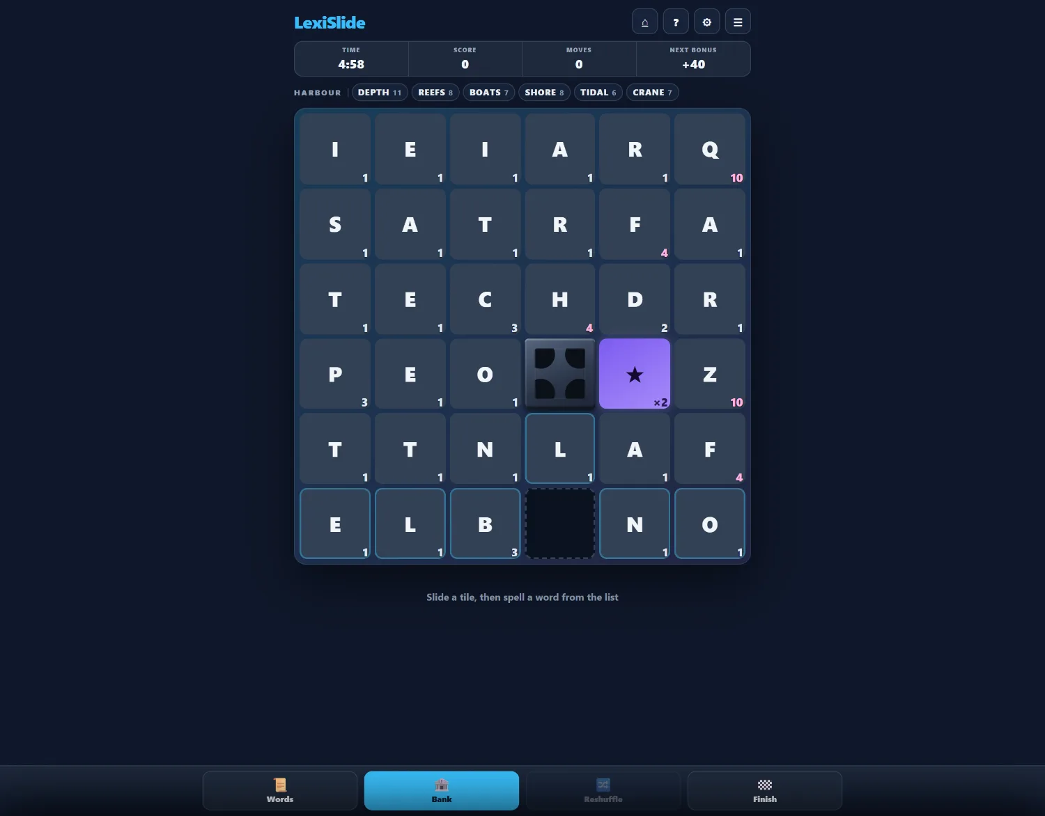 The 6×6 — wilds and blockers change the maths.