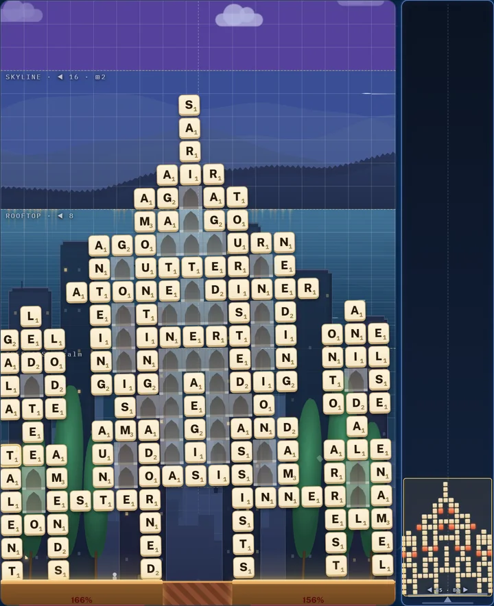 The Taj Mahal, spelled.
