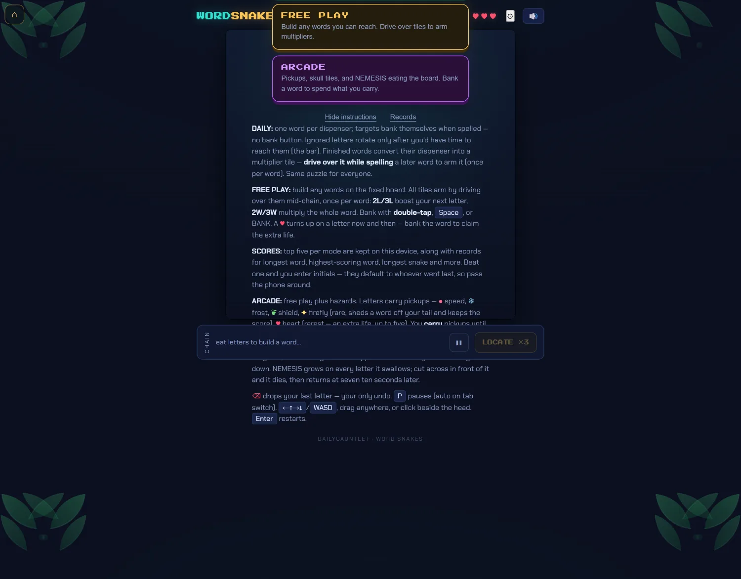The rules, in one screen.
